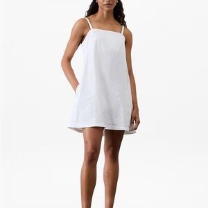 Athleta Paradise Cami Dress White Dress NWT